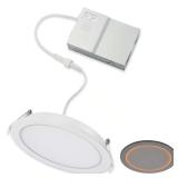 Canless 6 in. LED Recessed Light Trim with CCT