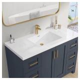 NTQ 48 in. W x 22 in. D Vanity Top White