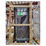 Steves & Sons fiberglass door, wood edge 33x82
