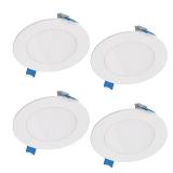 Halo HLB Lite Matte White 4in LED Downlight