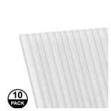 Clear Corrugated Twinwall Sheet (10-Pack)