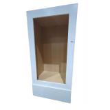 72" x 33" x 24" White Cabinet