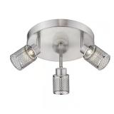 Temmar 1.3 ft Brushed Nickel LED Track Kit