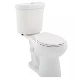 12 in Rough-In Dual-Flush Toilet, White