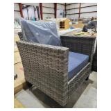 Outdoor patio set MAY BE MISSING PARTS.