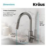 Kraus Oletto Deck-Mount Pull-Down Faucet