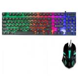Shipadoo D500 RGB 104-Key Keyboard + Mouse, NO PR