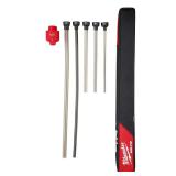 Milwaukee Air-Tip 1.25 2.5 in Vac Hose 7pc