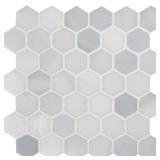 Greecian White 2x12 in Marble Mosaic Tile