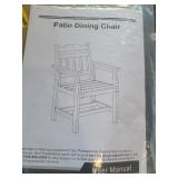 Patio dining chair