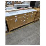 Vanity w 2 Sink Tops
