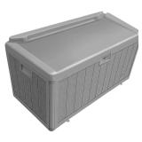Hampton Bay 110 Gal. Resin Wood Look Deck Box