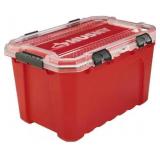 20-Gal Heavy Duty Waterproof Storage Red