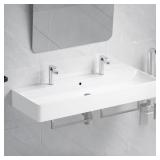 Turner 44" White Wall-Mount Sink