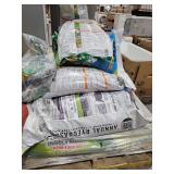 Skid of assorted grass seed