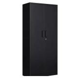 Steel Garage Cabinet, 4 Shelves, 2 Doors