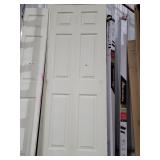 Jeldwen 30"x80" 6 panel off white interior door