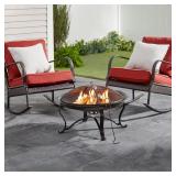 Hampton Bay Sadler 29.33" Outdoor Fire Pit