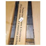 Pocket door frame and hardware