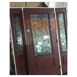Door with side panels