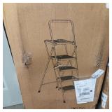 4 step ladder black