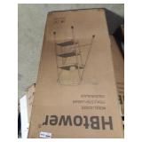 3 step ladder black