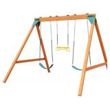 Swing-N-Slide PB 8360 Ranger Swing Set, Brown