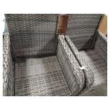 Set of 2 outdoor swivel rockers, no cushions