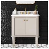 Collette 30-in. Bath Vanity with Marble Top