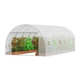 Walk-in Tunnel Greenhouse, 19.4x9.7x6.5 ft
