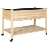 Veikous 48" x 24" x 33" Raised Garden Bed