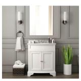 Terryn 31-in Vanity with Marble Top