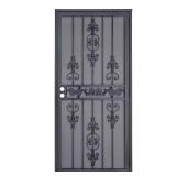 Valencia 36x80 Black Outswing Door
