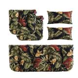 Outdoor Floral Cushions Loveseat Set for Patio