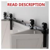 2 Sliding Barn Door Hardware Kit