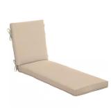 Hampton Bay Chaise Lounge Cushion, Putty