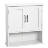 Shaker Style Wall Cabinet, 23x8.5x26 in, White