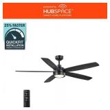 Home Decorators Driskol 60" White Ceiling Fan