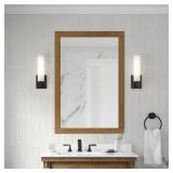 Bellington 28x40 Framed Wall Mirror, Almond