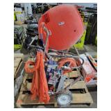 Skid Lot, Unknown Cement Mixer and Paint Sprayer