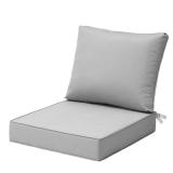 24 in. Deep Seating Loveseat Cushion, Gray