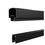 4 ft Matte Black Deck Railing Rail System