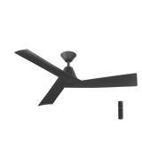 Home Decorators Easton 52in Matte Black Fan