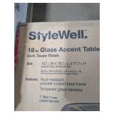 Glass Accent Table