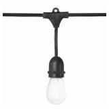 10-Light 20 ft Outdoor Solar LED String Light