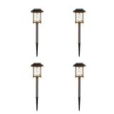 Parkwood Solar Vintage LED Path Light 4-Pack