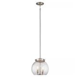 Holbrook 2-Light Brushed Nickel Pendant Light