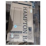 Hampton Bay 15" Wall Cabinet Unfinished