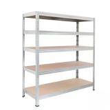 5-Tier Galvanized Steel Garage Shelving Unit