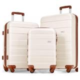 Luggage 3-Pc ABS Hardside Set with Wheels